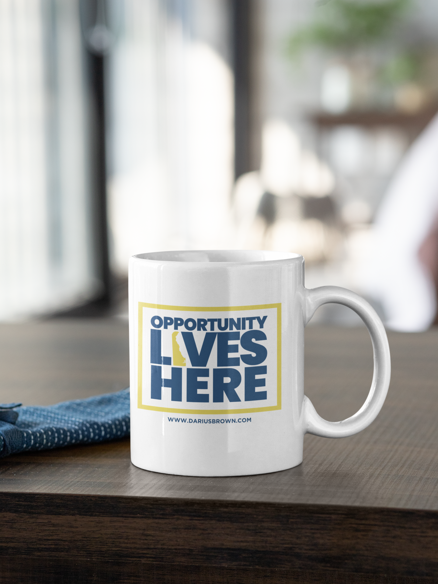 Opportunity Lives Here 11oz Ceramic Mug